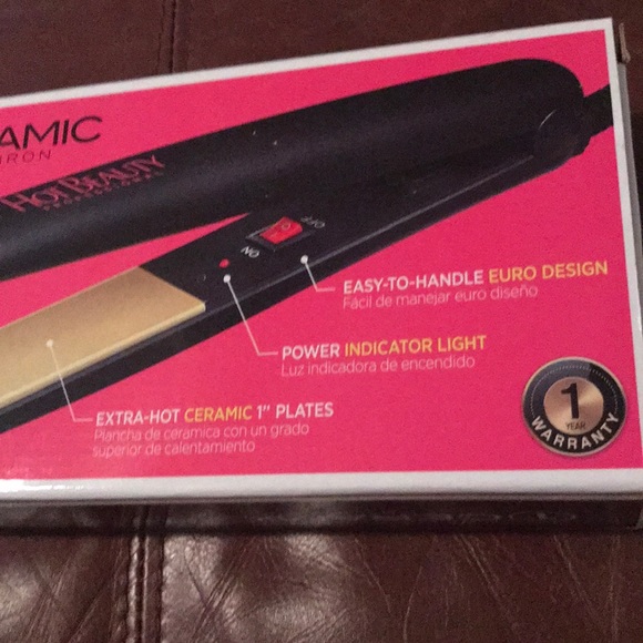 “New” 1” Ceramic Flat Iron - Picture 3 of 4